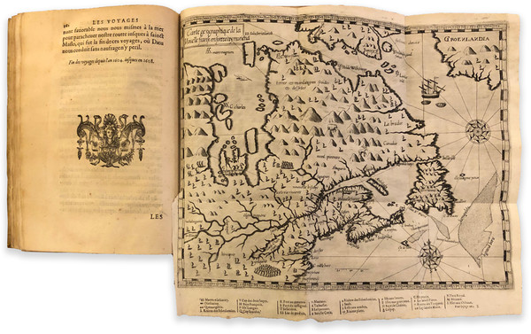 45-Europe and Europe Map By Samuel de Champlain