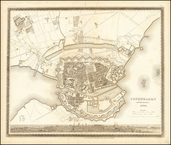 96-Denmark Map By Joseph Meyer