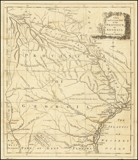 100-Southeast and Georgia Map By Universal Magazine