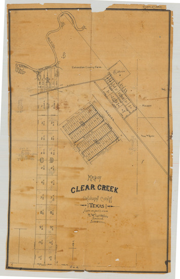 72-Texas Map By R.W. Luttrell