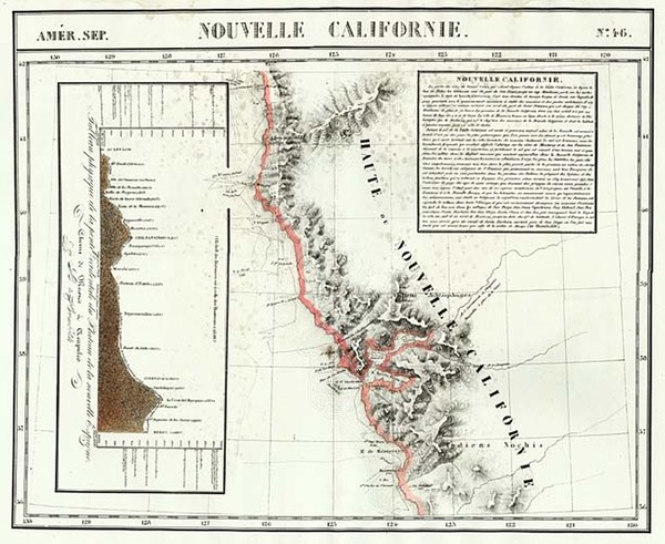 28-California Map By Philippe Marie Vandermaelen