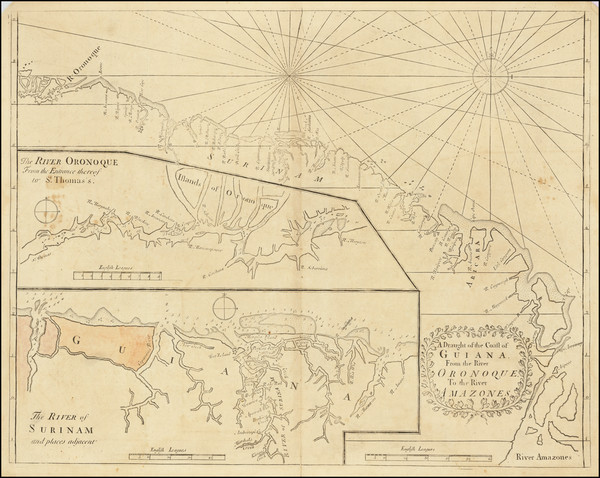 49-Guianas & Suriname and Venezuela Map By Thomas Page  &  Richard Mount