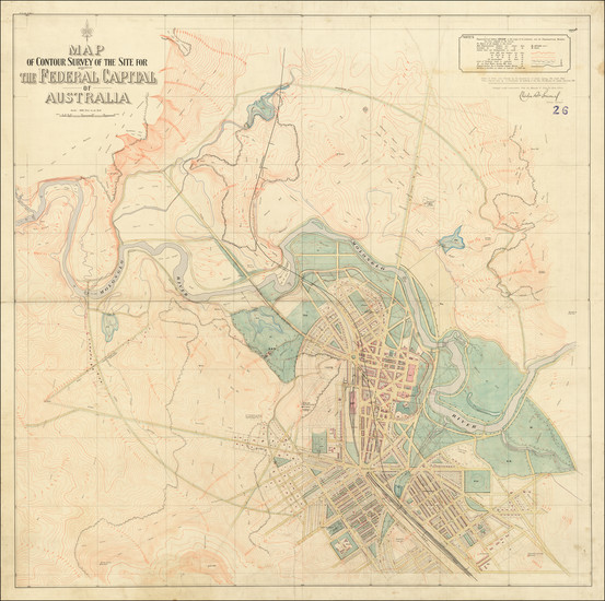 29-Australia Map By George Wilson