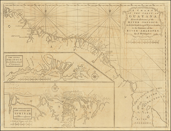 93-Guianas & Suriname Map By Thomas Page  &  Richard Mount