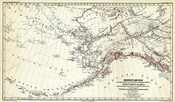 100-Alaska and Canada Map By Augustus Herman Petermann