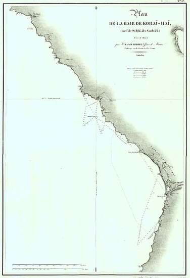 27-Hawaii, Australia & Oceania and Hawaii Map By L.I. Duperrey