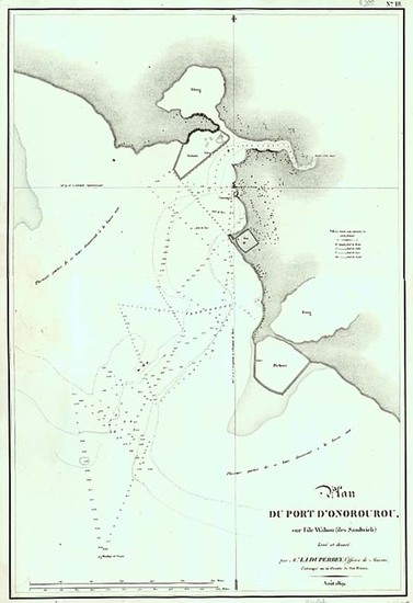 41-Hawaii, Australia & Oceania and Hawaii Map By L.I. Duperrey