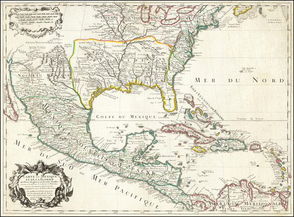 65-United States, South, Southeast, Texas, Midwest, Southwest and Rocky Mountains Map By Guillaume