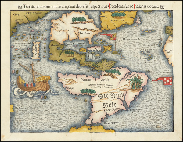 1-Western Hemisphere, North America, South America, Japan, Pacific and America Map By Sebastian M