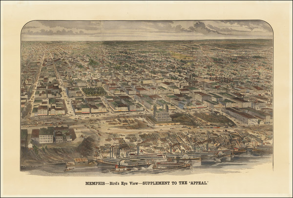 9-Tennessee Map By Lewis  B Folger