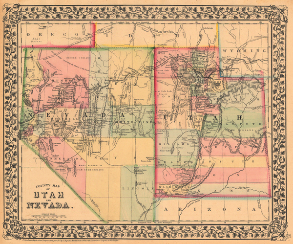 37-Southwest and Rocky Mountains Map By Samuel Augustus Mitchell Jr.