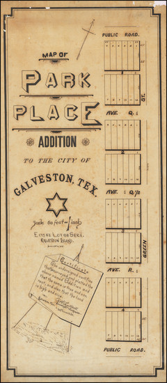 37-Texas Map By R.W. Luttrell