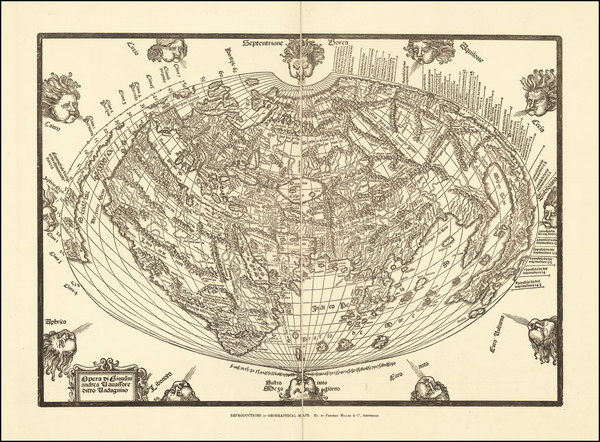 26-World Map By Giovanni Andrea Vavassore / Frederik Muller & Cy.