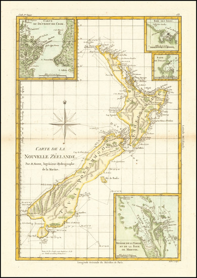 19-New Zealand Map By Rigobert Bonne