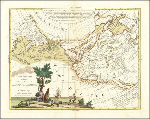 75-Rocky Mountains, Pacific Northwest, Alaska, Pacific, Russia in Asia and Canada Map By Antonio Z