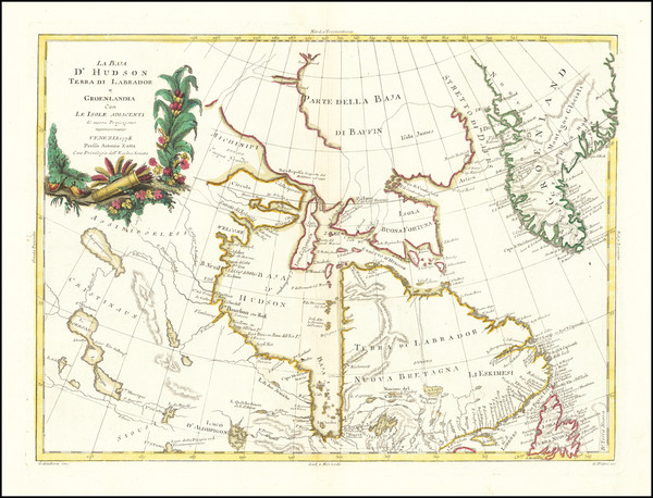 69-Polar Maps and Canada Map By Antonio Zatta