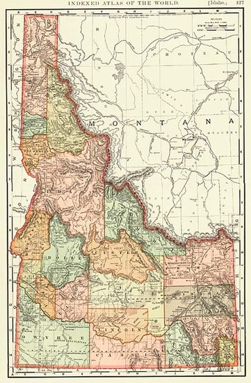 98-Rocky Mountains Map By Rand McNally & Company