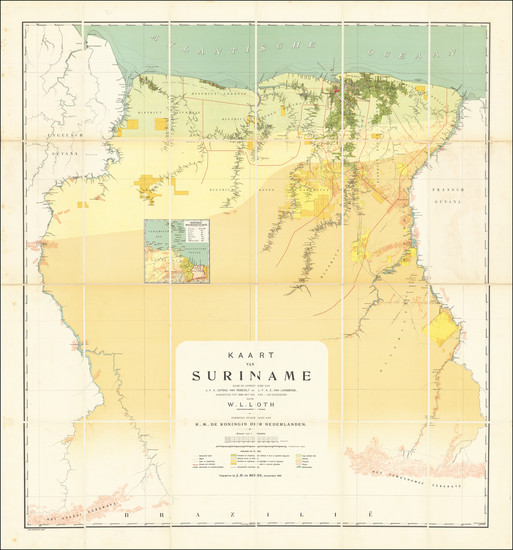 81-Guianas & Suriname Map By 