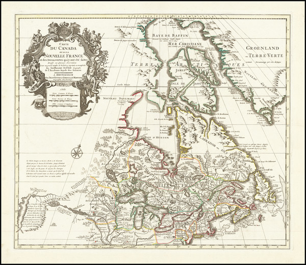 44-New England, Midwest, Plains, Rocky Mountains and Canada Map By Covens & Mortier