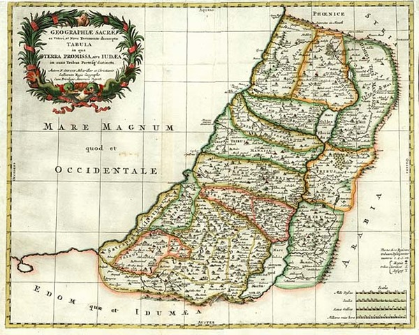 13-Asia and Holy Land Map By Nicolas Sanson