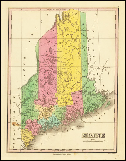 53-Maine Map By Anthony Finley