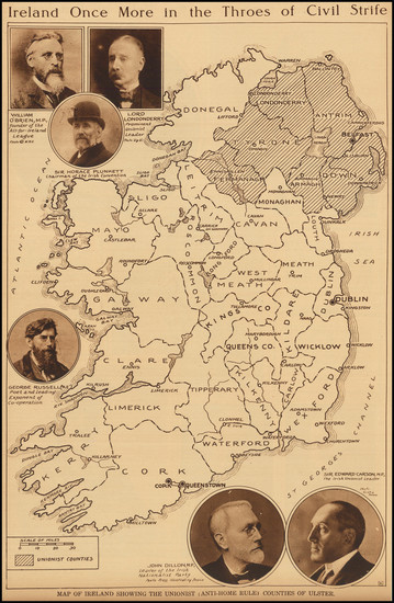 58-Ireland Map By Anonymous