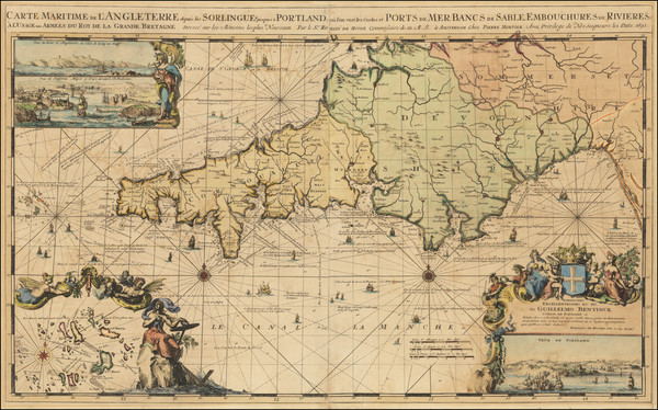 51-England Map By Romeyn De Hooghe