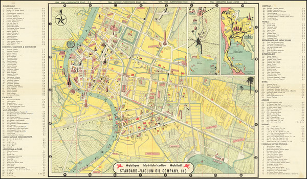 95-Thailand, Cambodia, Vietnam Map By Hua Eng Press Limited