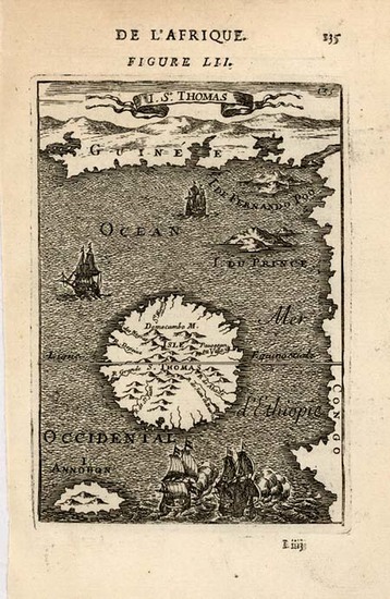 5-Africa and West Africa Map By Alain Manesson Mallet