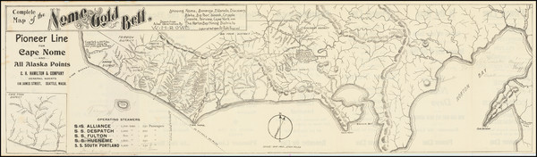 88-Alaska Map By W. H. Rowe