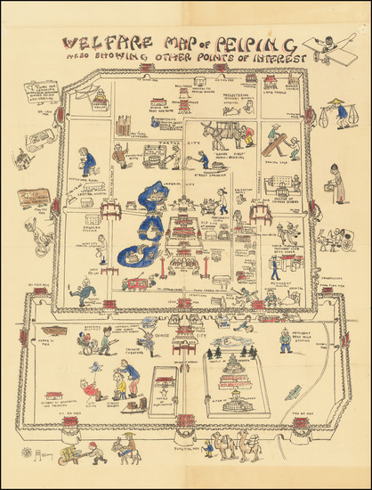 24-China and Pictorial Maps Map By Marguerite Atterbury