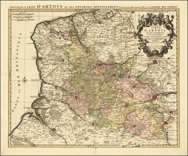 72-Normandie Map By Pierre Husson