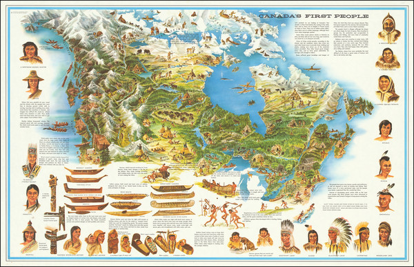 7-Pictorial Maps and Canada Map By Doris Horwood