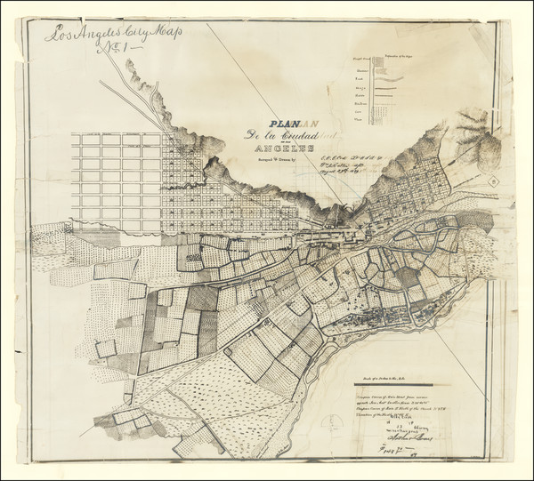 11-Los Angeles Map By Edward O.C. Ord