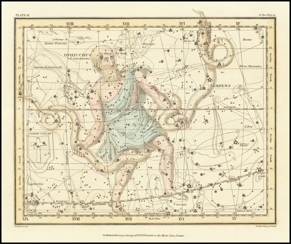 62-Celestial Maps Map By Alexander Jamieson