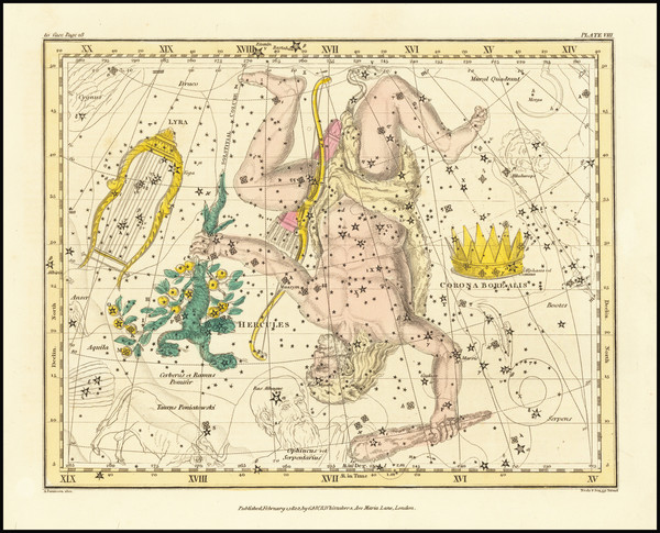 50-Celestial Maps Map By Alexander Jamieson