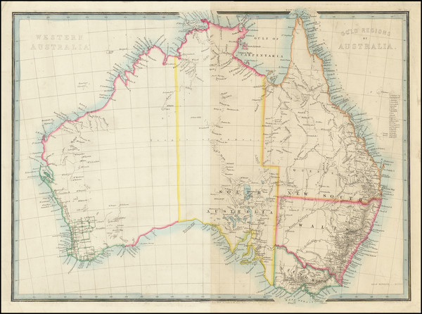 66-Australia Map By James Wyld