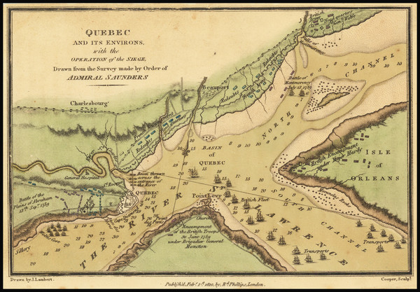 63-Canada and Quebec Map By Richard Phillips