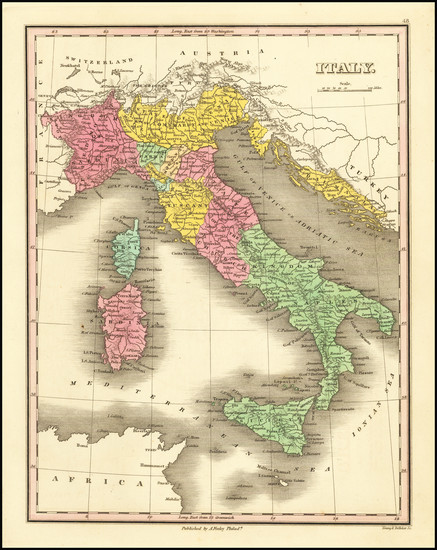 81-Italy Map By Anthony Finley