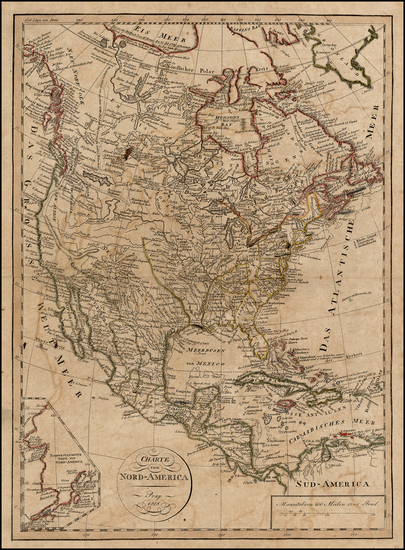 29-Alaska and North America Map By Franz Pluth