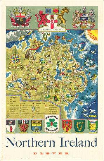 22-Ireland and Pictorial Maps Map By Griffin