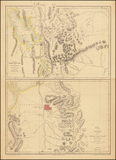 88-Utah and Utah Map By Edward Weller