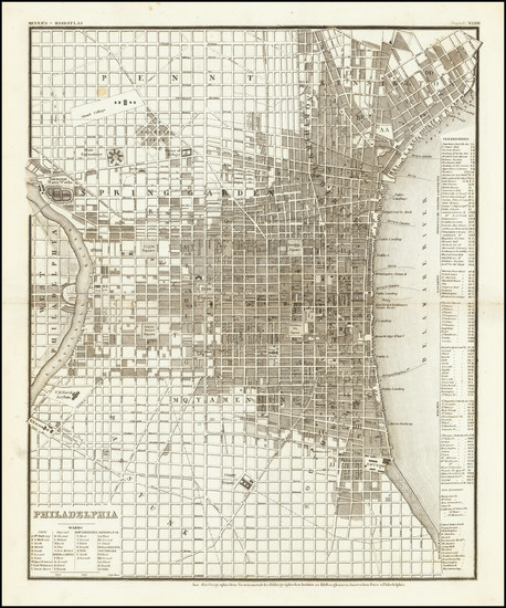 77-Pennsylvania and Philadelphia Map By Joseph Meyer