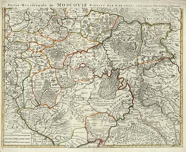 18-Europe and Russia Map By Johannes Covens  &  Cornelis Mortier