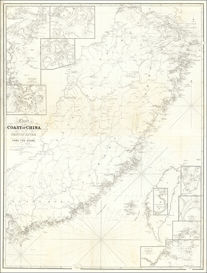 67-China and Hong Kong Map By John Walker