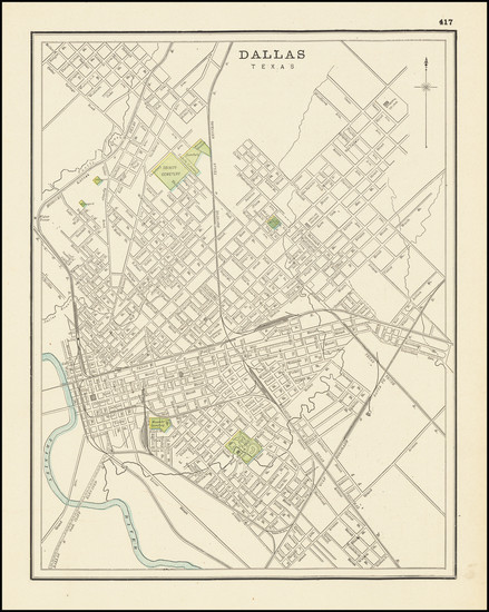 22-Texas Map By George F. Cram