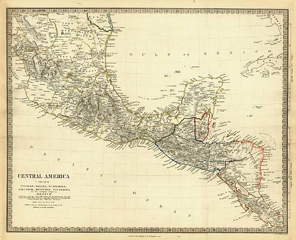 48-Central America Map By SDUK