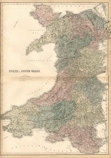 83-Europe and British Isles Map By Adam & Charles Black