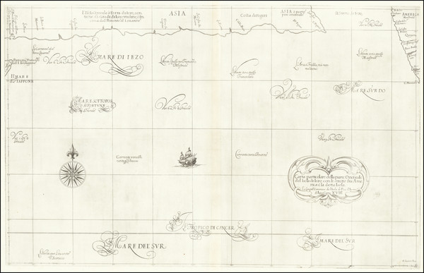 26-Pacific Ocean, Alaska, Japan and California Map By Robert Dudley