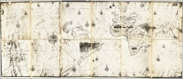 26-World Map By Giovanni Vespucci